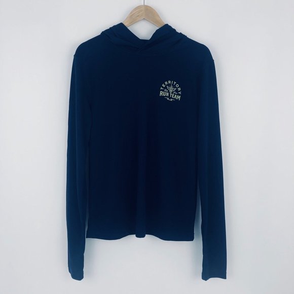 Territory Run Co Team Running Tech Hoodie M Medium - Picture 12 of 13